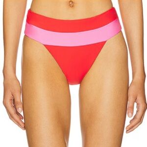 PQ Swim Orange and Pink Bikini Bottom